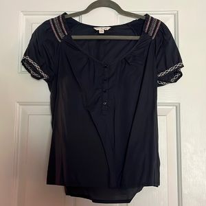 American Eagle Blouse Navy XS